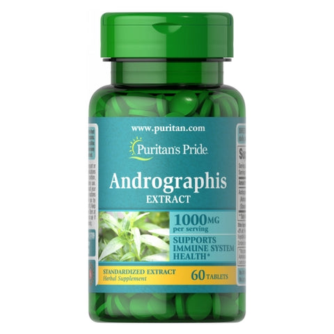 Puritan's Pride, Andrographis Extract, 500 mg, 60 Tablets