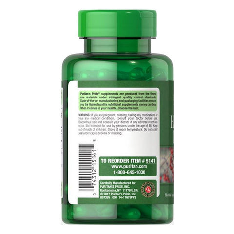 Puritan's Pride, Hawthorn Berries, 565 mg, 100 Capsules