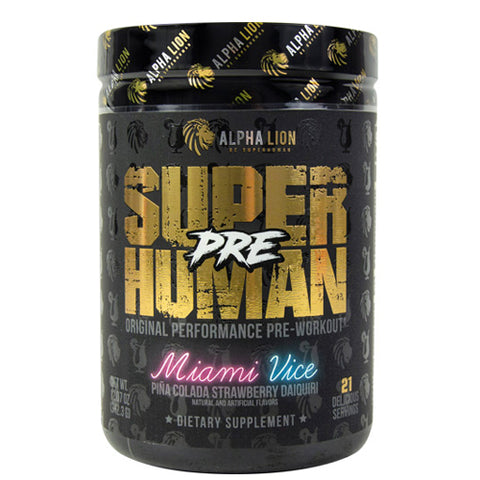 Alpha Lion, Superhuman Pre, Miami Vice 21 Servings