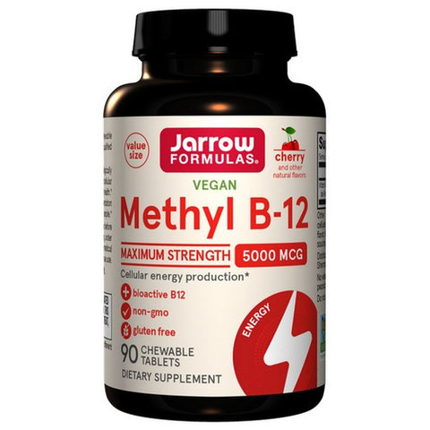 Jarrow Formulas, Methyl B12 Methylcobalamin, 5000 Mcg, 90 Lozenges