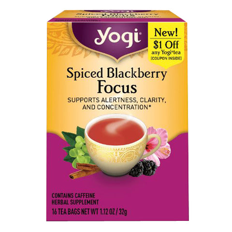 Yogi, Spiced Blackberry Focus, 16 Counts