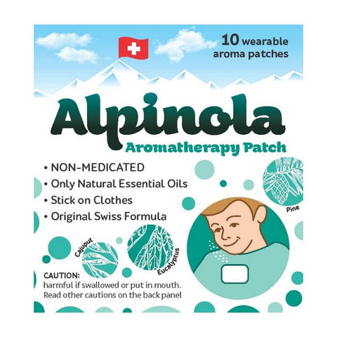 Alpinola, Aromatherapy Patches Essential Oils, 10 Count