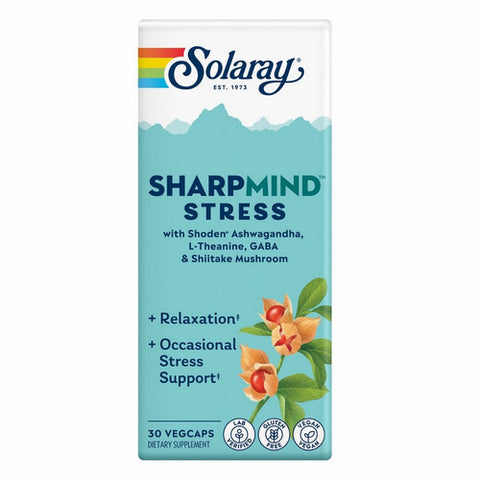 Solaray, SharpMind Stress, 30 Count