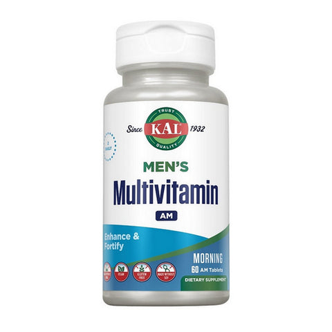 Kal, Multivitamin Am/Pm Men's, 2x60 Caps