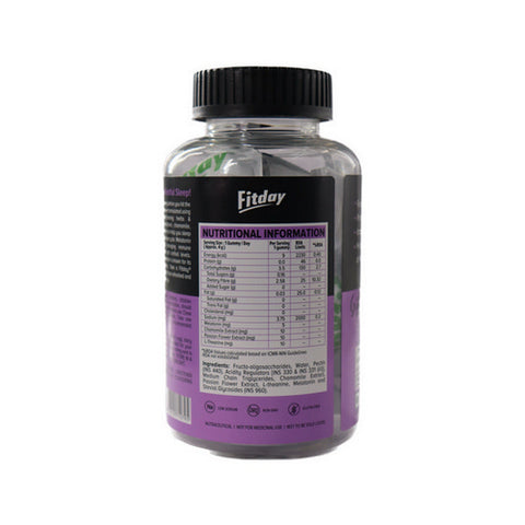 Fitday, Fitday Sleep Gummies, Mango Flavour 30 Chewable Gummies