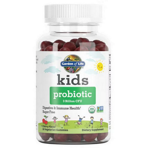 Garden of Life, Kids Organic Probiotic Cherry, 30 Gummies