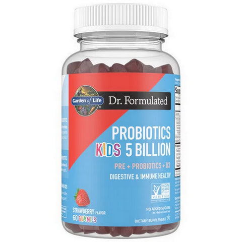 Garden of Life, Dr. Formulated Probiotics Kids Strawberry, 5 Billion, 60 Gummies