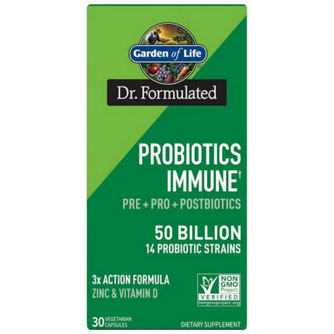 Garden of Life, Dr. Formulated Probiotics Immune, 50 Billion, 30 Caps