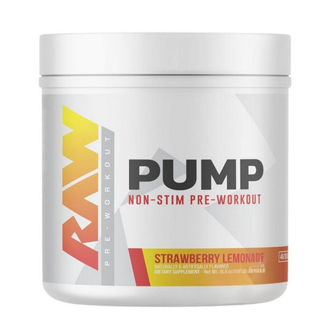 Raw Nutrition, Pump Strawberry Lemonade, 40 Servings