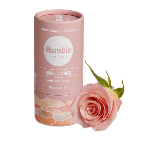 Humble Brands, Deodorant Plastic Free Moroccan Rose, 2.65 Oz