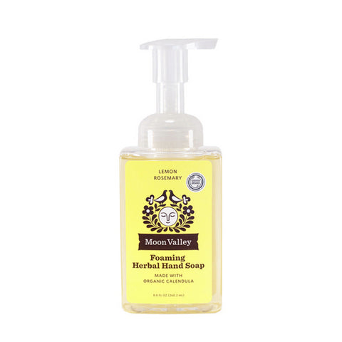 Moon Valley Organics, Organics Foaming Herbal Hand Soap Lemon Rosemary, 8.8 Oz