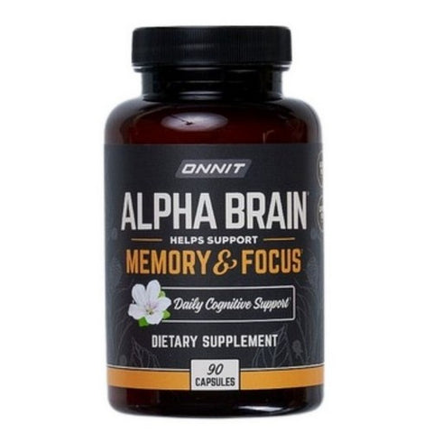 Onnit, Alpha Brain Memory Focus, 90 Caps