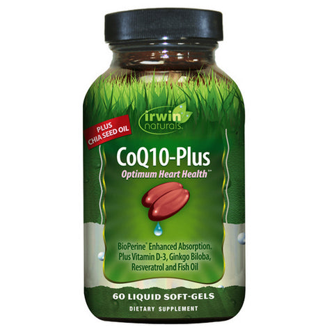 Irwin Naturals, CoQ10-Plus Optimum Heart Health, 60 Softgels