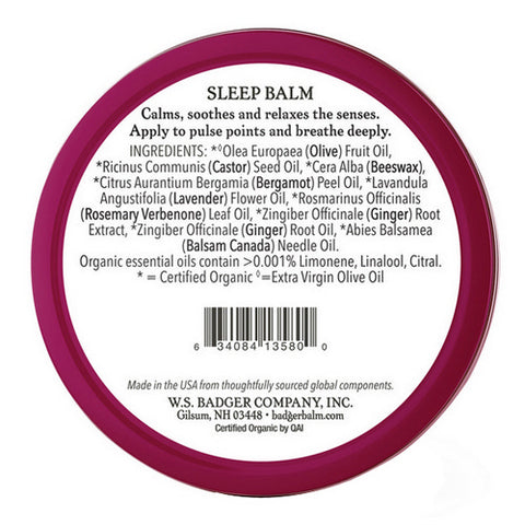 Badger Balm, Sleep Balm Tin, 56 Grams