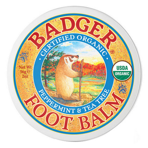 Badger Balm, Foot Balm Tin, 56 Grams