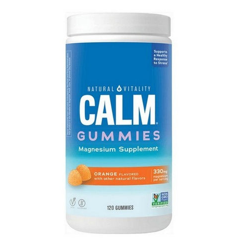 Natural Vitality, Calm Orange Gummies, 120 Count