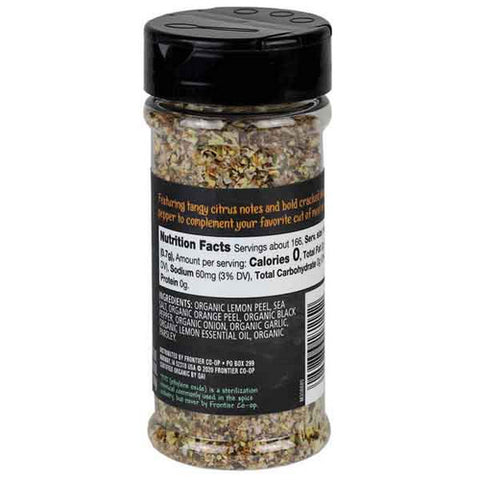 Frontier Coop, Organic Prime Cuts Citrus Pepper, 4.09 Oz