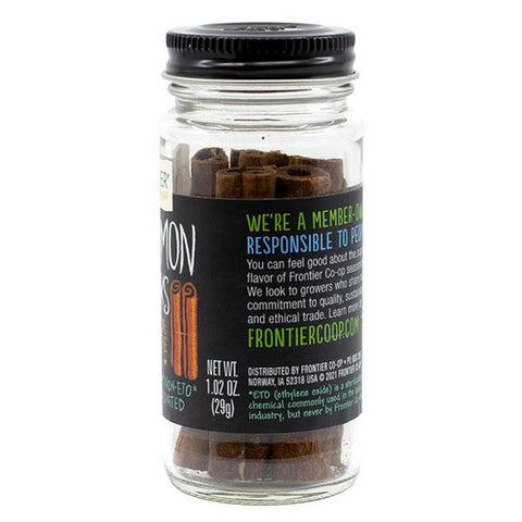 Frontier Coop, Cinnamon Sticks Whole, 1.02 Oz