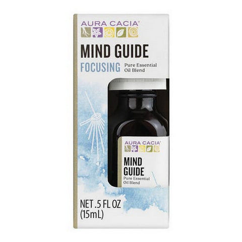 Aura Cacia, Mind Guide Essential Oil Blend, 0.5 Oz