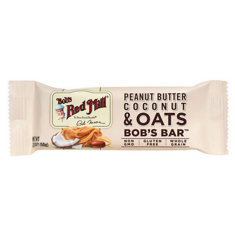Bobs Red Mill, Peanut Butter Coconut And Oats Bos Bar, 12 Bars