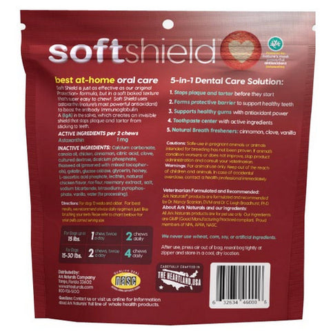 Ark Naturals, Soft Shield Protection Plus Brushless Toothpaste For Small Dogs, 12 Oz