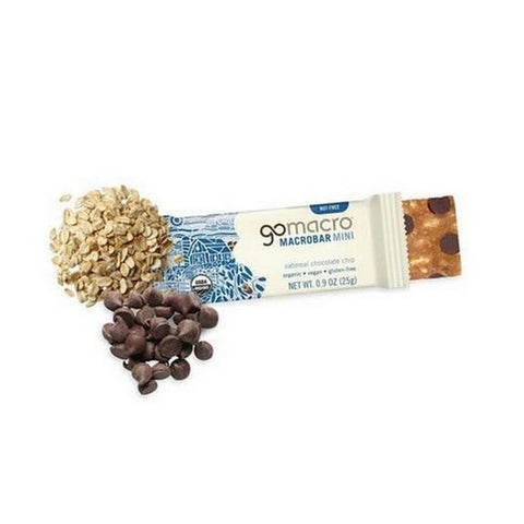 Gomacro, Organic Oatmeal Chocolate Chip Mini, 8 Count