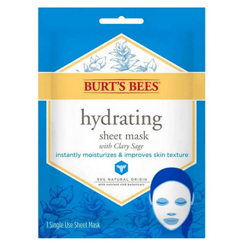Burts Bees, Hydrating Sheet Mask, 0.33 Oz