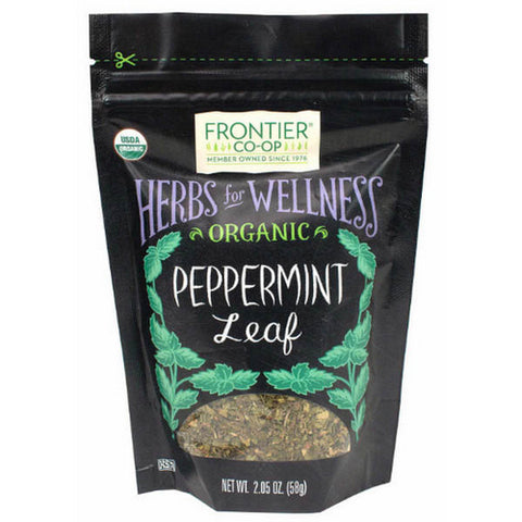 Frontier Coop, Organic Peppermint Leaf, 2.05 Oz