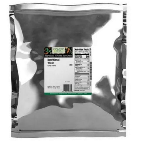 Frontier Coop, Nutritional Yeast Large Flakes, 1 Lb