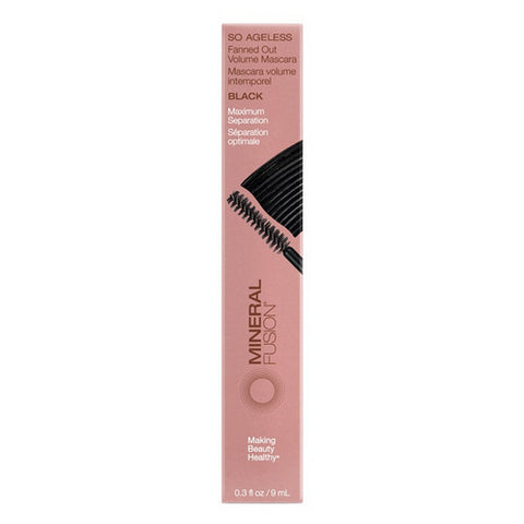 Mineral Fusion, Black SO Ageless Fanned Out Volume Mascara, 0.3 Oz