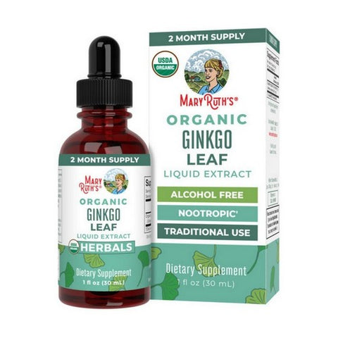 MaryRuth's, Organic Ginkgo Leaf Liquid Drops, 1 Oz
