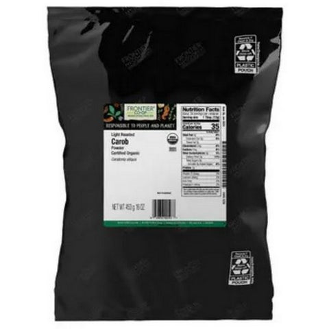 Frontier Coop, Organic Lightly Roasted Carob Powder, 1 Lb