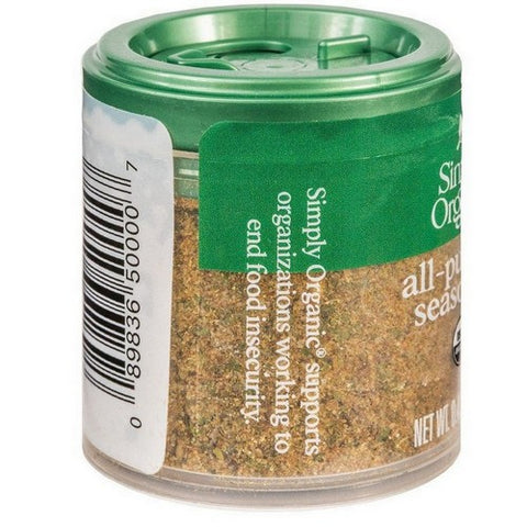 Simply Organic, Organic All-Purpose Seasoning, 0.42 Oz