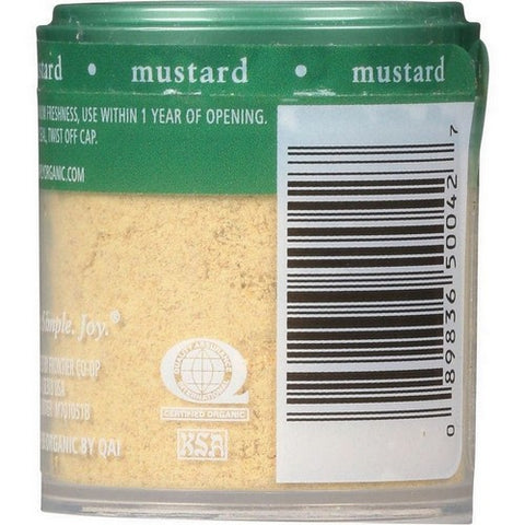 Simply Organic, Organic Mustard Seed Ground, 0.46 Oz