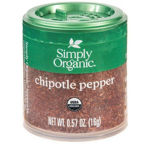 Simply Organic, Organic Ground Chipotle Pepper, 0.57 Oz