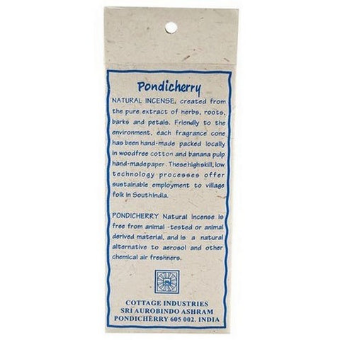 Pondicherry Natural Incense, Himalayan Cedar Incense Cones, 20 Count
