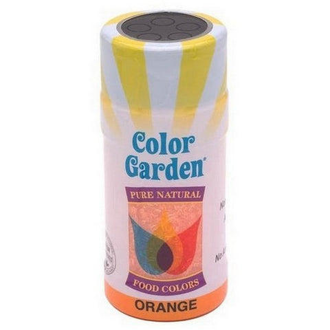 Color Garden, Orange Natural Sugar Crystals, 3 Oz