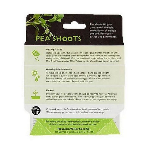 Handy Pantry, Pea Shoots Microgreen Kit, 1 Count