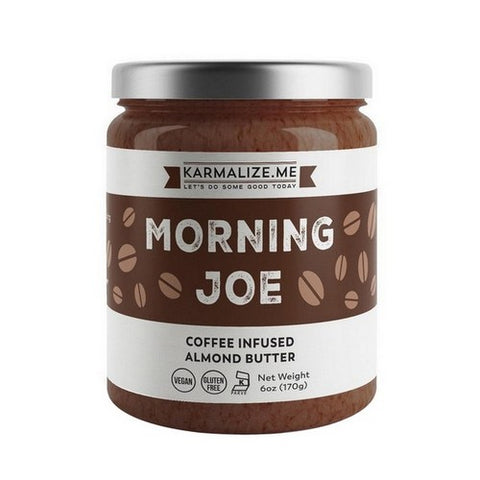 Karmalize.Me, Morning Joe Coffee Infused Almond Butter, 6 Oz