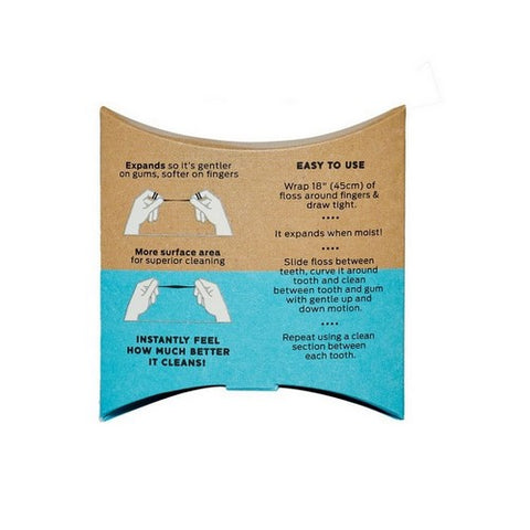 Dr. Tungs, Ecosentials The Vegan Smart Floss Lemongrass, 30 Yards