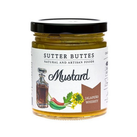 Sutter Buttes, Beer With Jalapeno Whiskey Gourmet Mustard, 9 Oz