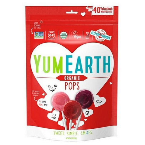 Yogi, Valentine Organic Fruit Pops, 8.73 Oz