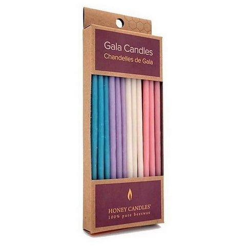 Honey Candle Co., Gala Beeswax Pastel Candles, 6 Candles