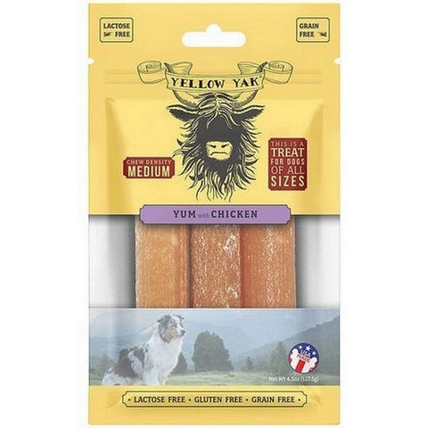 Yellow Yak, Chicken Yum Chews, 4.5 Oz