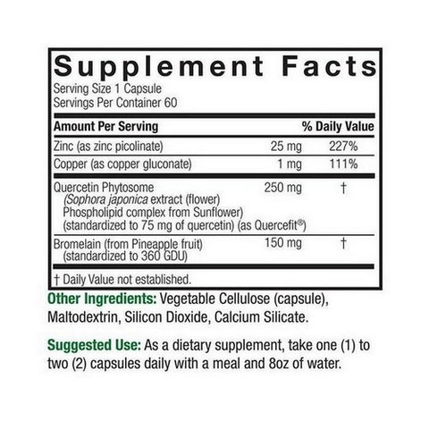 Nature's Answer, Quercetin Blend, 60 Caps