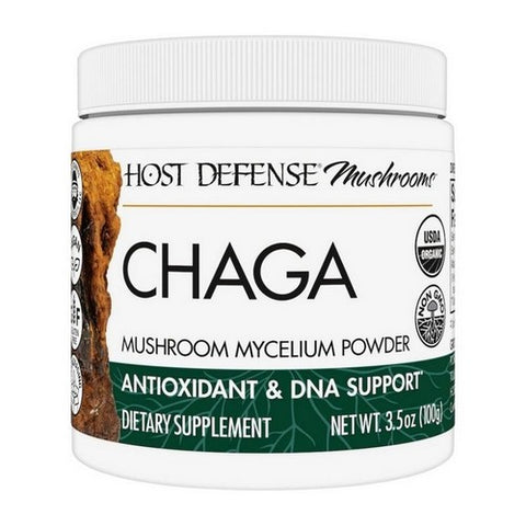 Host Defense, Chaga Mushroom Mycelium Powder, 100 Grams