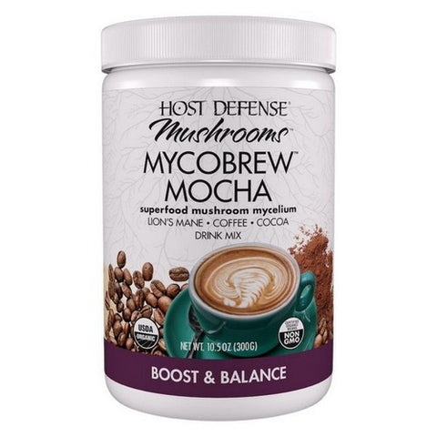 Host Defense, MycoBrew Mocha Powder, 10.5 Oz