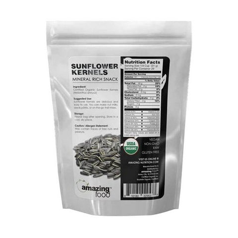 Amazing Nutrition, Amazing Foods Organic Sunflower Kernels, 2 Lbs