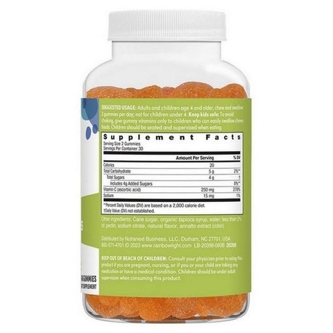 Rainbow Light, Vitamin C High Potency Gummies Citrus, 60 Count