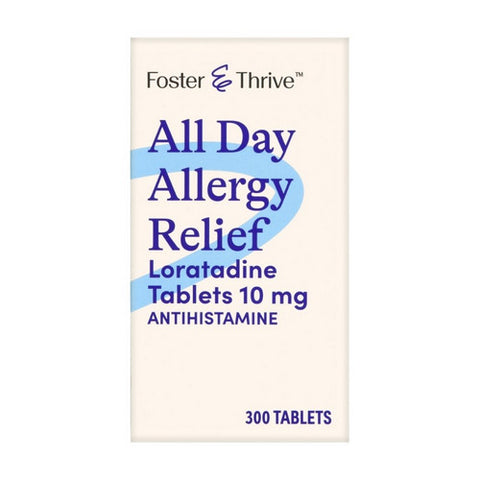 Foster And Thrive, All Day Allergy Relief Loratadine, 10 Mg, 300 Tabs
